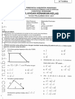 UKK Matematika Peminatan Kelas 10 2018