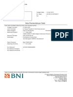 Nota Pemberitahuan Debit: Rsa ST Khadijah JL A Abdullah No 7-3, Indonesia KAB. PINRANG 91212 0421921406