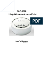 EAP-3660 11b/g Wireless Access Point: User's Manual