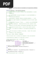 Function: I. Procedimiento A) Desarrollar Una GUI Que Ejecuta Una Calculadora Con Las Operaciones Aritméticas Básicas