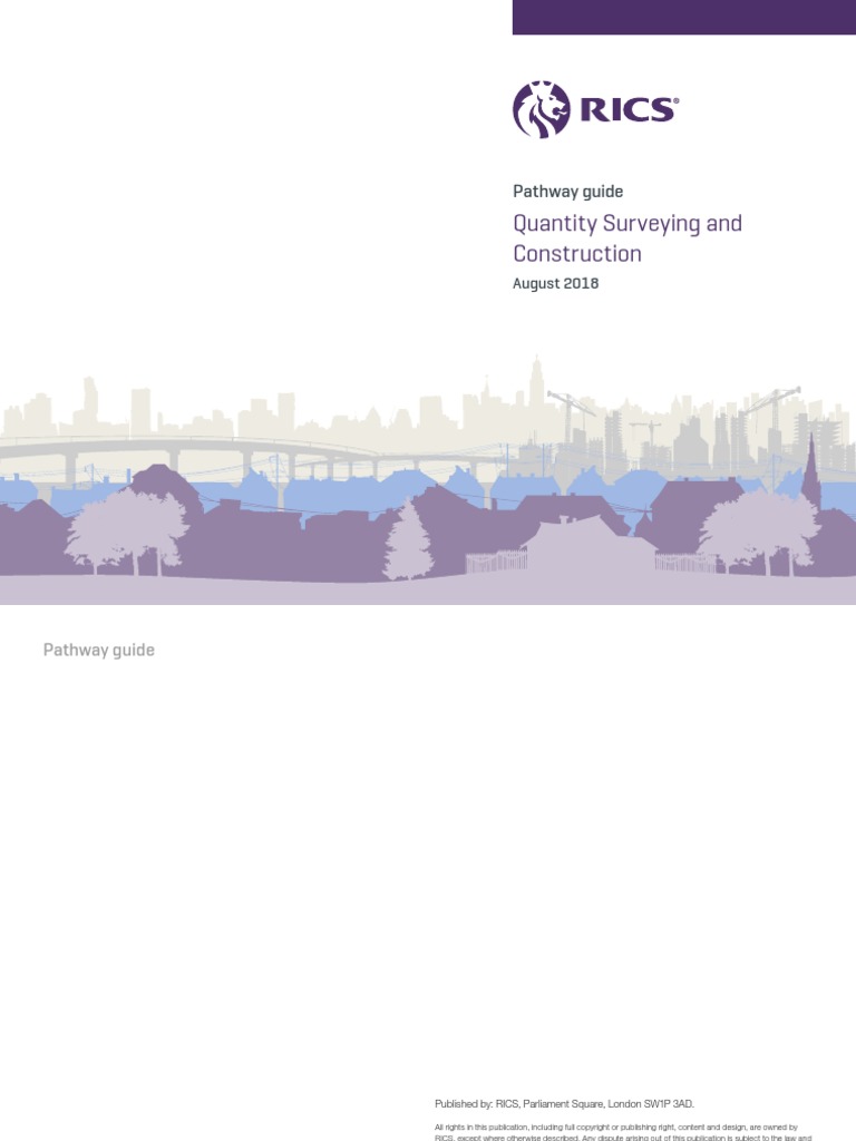 RICS QS and Construction Pathway Guide August 2018 | PDF ...