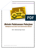 Metode Pelaksanaan Pekerjaan Saluran Iri PDF