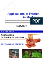 Applications of Friction in Machines: EL201 - Genap 2018/2019