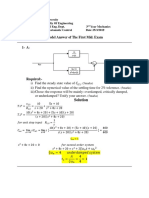 Model Answer of The First Mid. Exam