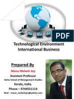 Technological Environment International Business