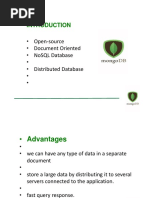 Open-Source - Document Oriented - Nosql Database - Distributed Database