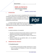 2-Perfil Del Proyecto de Bdatos 2019-I