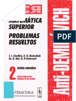 Análisis Matemático - Tomo 2 (Antidemidóvich) PDF