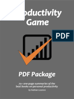 Productivity Game PDF Package - Jan 2019 PDF