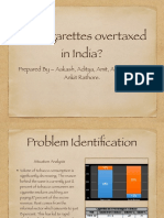 Are Cigarettes Over-Taxed in India