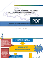 Kerangka Regulasi Dalam Dokumen Perencanaan PDF