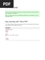 PHP 5 Tutorial: Easy Learning With "Show PHP"