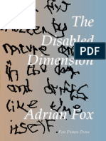 The Disabled Dimension Adrian Fox
