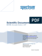 Scientific Documentation: DO105, Docusate Sodium, USP