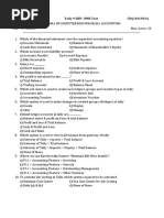 Tally 9 ERP-OMR Test CDQ-041901A