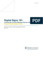 Digital Signage Manual