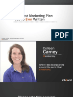The Best Marketing Plan You'Ve Written: Colleen Carney, Account Manager, Hubspot Collcarney