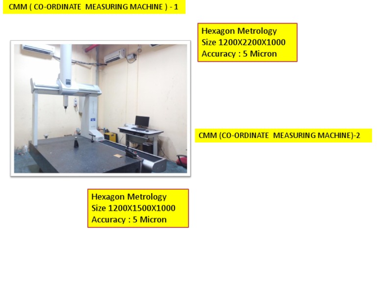 Hexagon Metrology Size 1200X2200X1000 Accuracy: 5 Micron | PDF