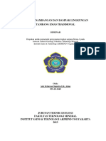 Tahap Penambangan Dan Dampak Lingkungan Tambang Emas Tradisional PDF