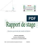 Rapport de Stage DGI MEKNÈS