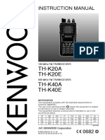 TH-K20A TH-K20E: Instruction Manual