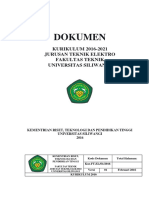 Dokumen Kurikulum 2016 Elektro PDF