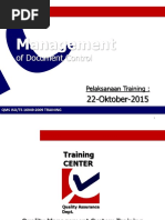 Management of Document Control