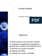 Female Infertility: DR Jaqueline Sudiman, PHD