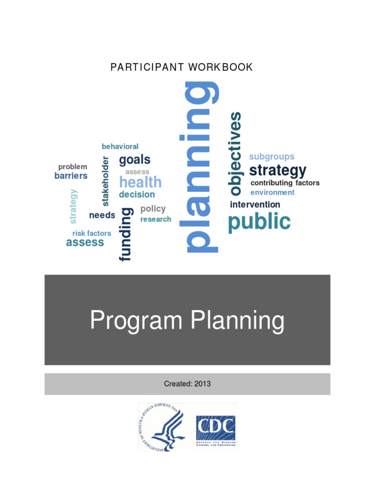 Program-Planning PW Final 09252013 | PDF | Goal | Tobacco Smoking