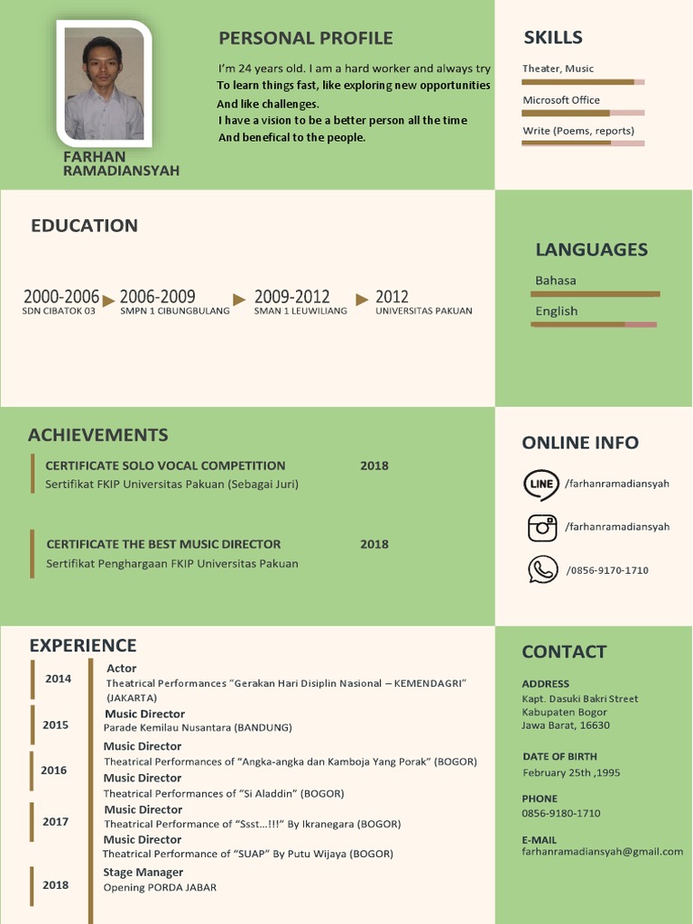 CV FARHAN | PDF