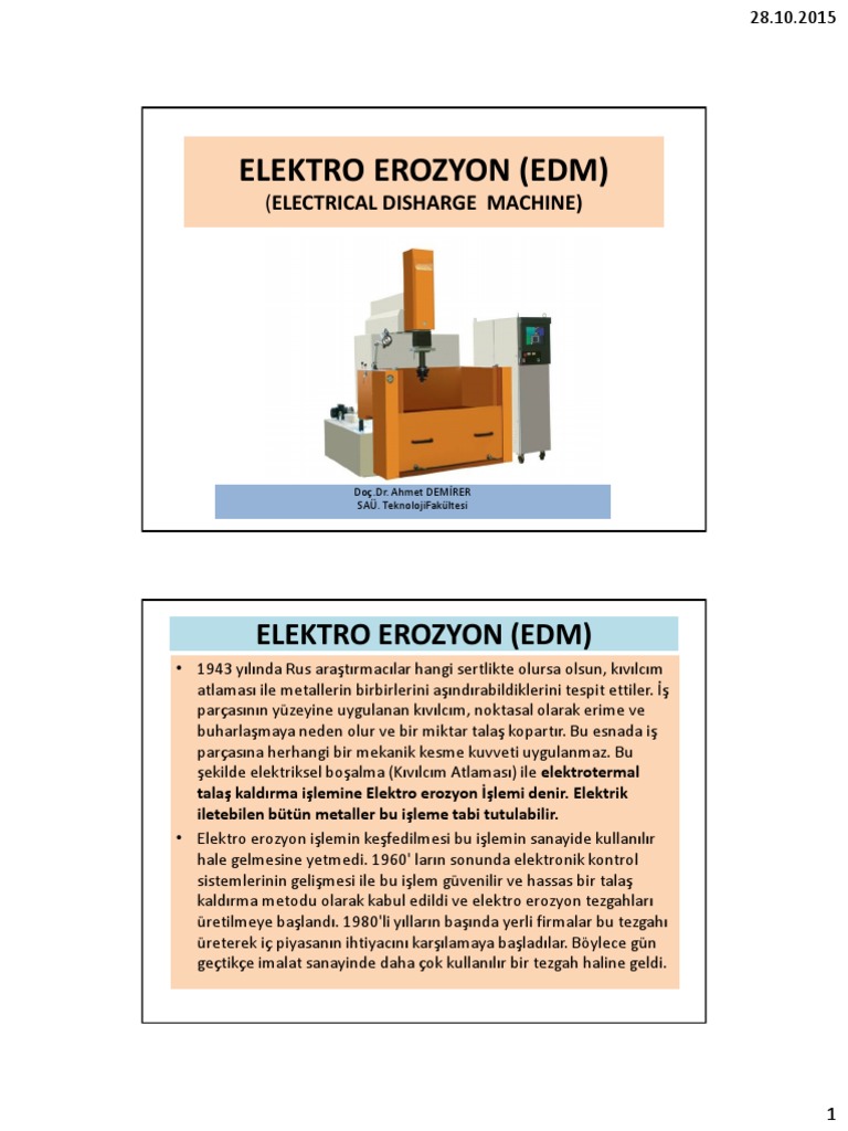 Elektro Erozyon | PDF