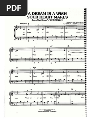 A Dream Is A Wish Your Heart Makes Pdf