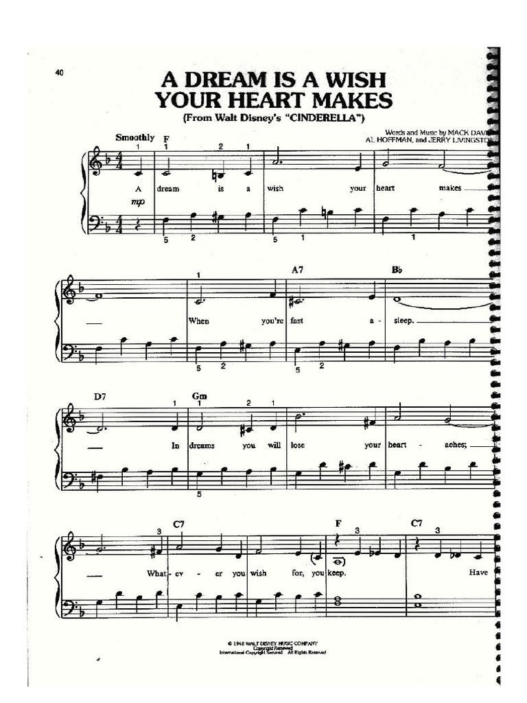 A Dream Is A Wish Your Heart Makes Pdf