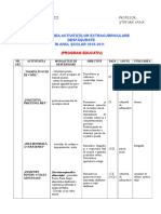 Activitati Extrascolare Clasa 3