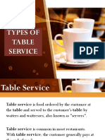 Table Service Demo