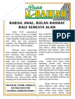 Rabiul Awal Bulan Rahmat Bagi Semesta Alam Amalan Bulan Maulid Buletin Risalah Buya Yahya PDF