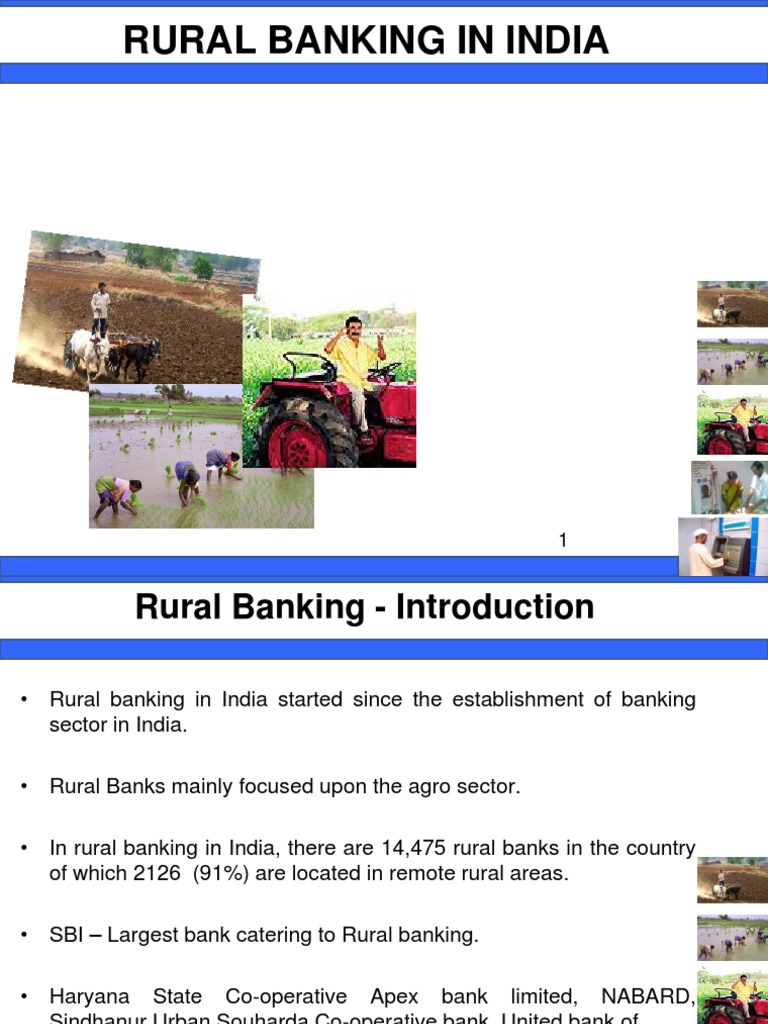 Rural Banking in India | PDF | Banks | Economies