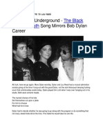 The Velvet Underground The Black Angel's Death Song Mirrors Bob Dylan Career