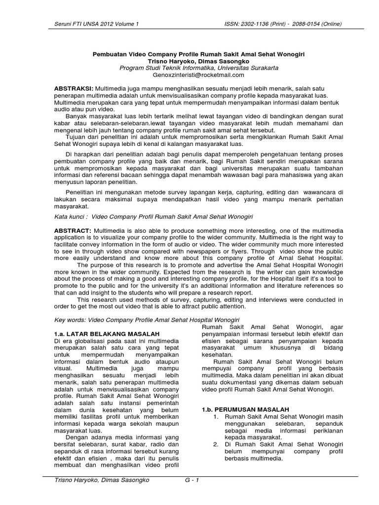 74+ Contoh Naskah Company Profile
