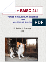 Biol + BMSC 241: Topics in Molecular Genetics AND Molecular Biology