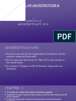 Nims School of Architecture & Planning: Architect'S Act, 1972