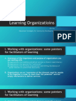 Learning Organizations