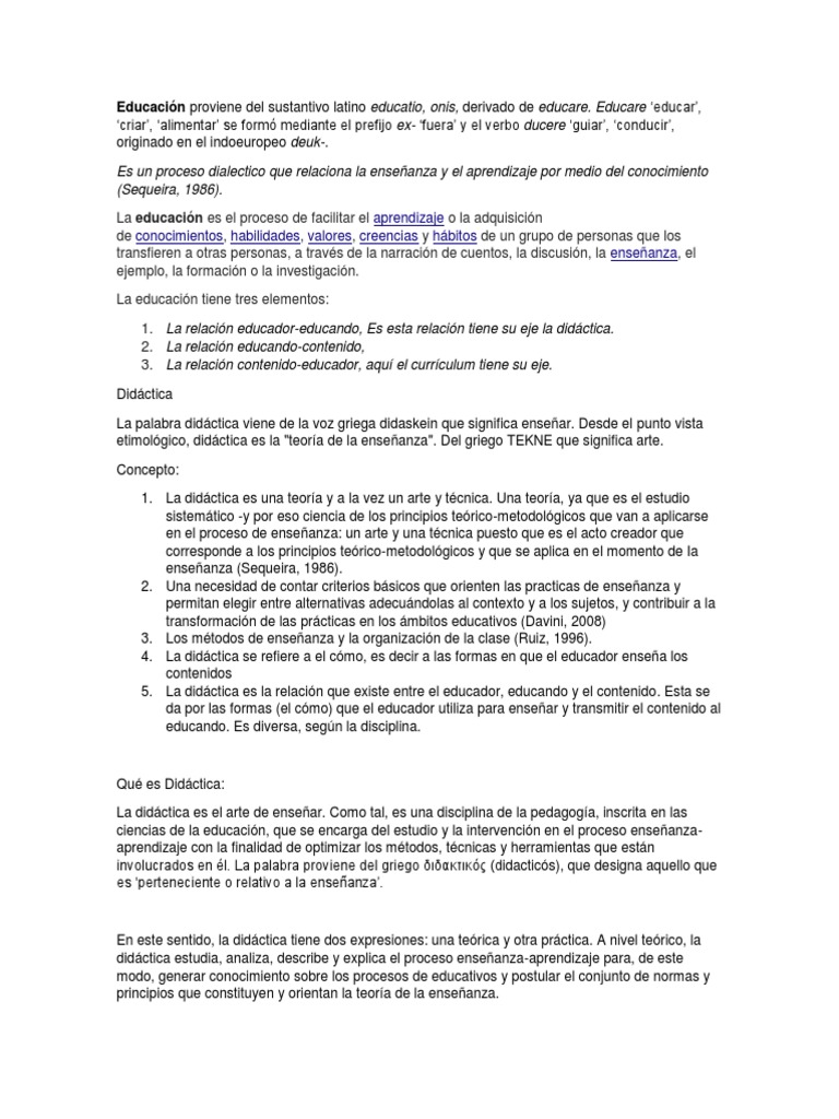 Didáctica y Currículum Educativo | PDF | Plan de estudios | Maestros