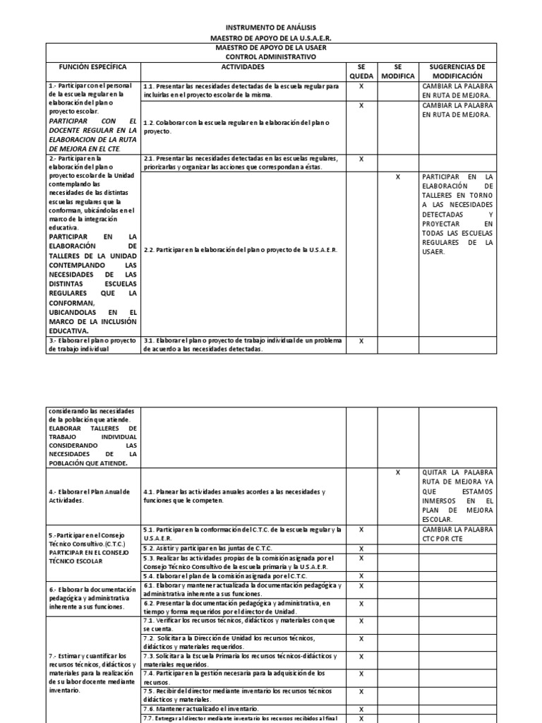 2 Instrumento Maestro de Apoyo PDF Evaluación Maestros