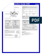 Operation Guide 5490: © 2016 Casio Computer Co., LTD