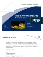 The ISA100 Standards: Overview & Status