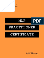 NLP Practitioner Certificate: 'Counting Your Days' Worksheet