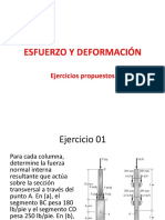 Esfuerzo y deformación en estructuras sometidas a carga