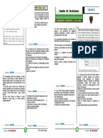 Estándares de Aprendizaje de La Matemática Articulación Primaria-Secundaria, Orientaciones para Las Sesiones de Aprendizaje, Ideas para La Capacitación Docente, Ejemplos de Tareas