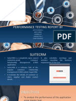 Performance Testing Report By: Ajith Kumar G Akhil Babu Aparna KP Sangeetha S Uday Kalyan B